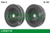 LUCAS ENGINE DRIVE LPD0118 Belt Pulley, crankshaft